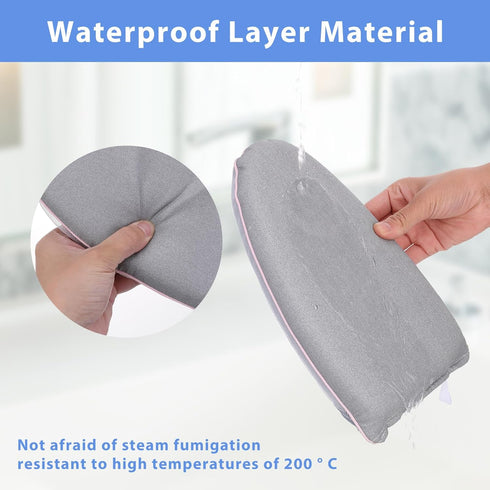 Garment Steamer Ironing Gloves with Finger Loop, Heat Resistant Waterproof Ironing Mitt Anti steam Glove Garment Steamer Accessories for Clothes (...