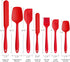 Silicone Spatula Set of 7, P&P CHEF Heat-Resistant Rubber Spatulas Kitchen Utensils Set for Non-stick Cooking Baking Mixing, Seamless & Flexible D...