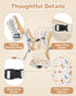 Lictin Baby Doll Carrier, Front and Back Doll Accessories Carrier for Little Girls, with Adjustable Straps for Stuffed Animal Reborn Baby Doll...
