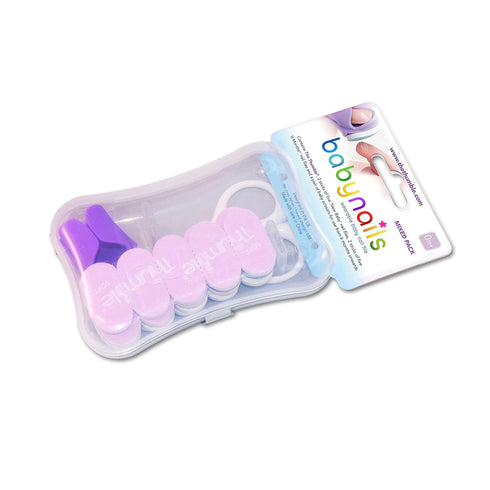 Baby Nails™ - The Wearable Baby Nail File I Mixed Pack with Scissors...