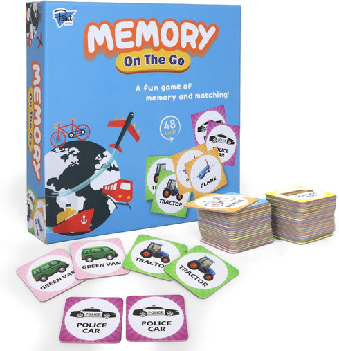 Point Games Memory Game for Kids, Matching Card Games, Flash Cards - Educational Toys - Preschool Learning - Birthday Gift for Boys & Girls Ages 3...