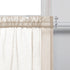 Short Curtains 36 inch Length for Small Bedroom Window 2 Panels Rod Pocket Farmhouse Semi Sheer Faux Linen Tier Cafe Privacy Curtain for Camper Ba...