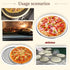 6 Packs Aluminum Alloy Pizza Pan with Holes, 7 Inch Commercial Grade Pizza/Baking Screen for Oven Round Pizza Crisper Tray Pizza Baking Tray for H...