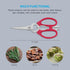 Messermeister 8-Inch Take-Apart Kitchen Scissors, Red - Includes Screwdriver, Nut Cracker, Jar Lid Opener/Gripper, Bottle Opener & Bone + Twig Cut...