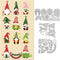 11Pcs Gnome Die Cuts Metal Dies Santa Claus Cutting Dies Gnome Embossing Stencil Creative Gnome Dies for Card Making Scrapbooking Photo Album Enve...
