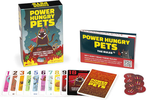 Power Hungry Pets: Strategic Card Game by Exploding Kittens - Fun Family Board Game Night Adventure | Ages 7+ | 2-6 Players...