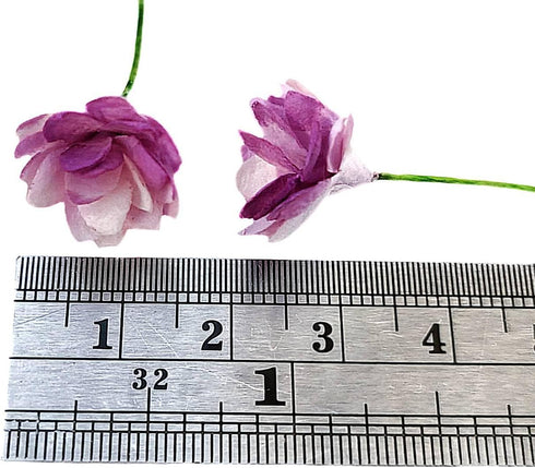 Gypsophila Flower Mulberry Paper Artificial Flowers Wedding Party Decoration DIY Home Decor Craft Cards Supplies Scrapbooking Embellishment (Purpl...