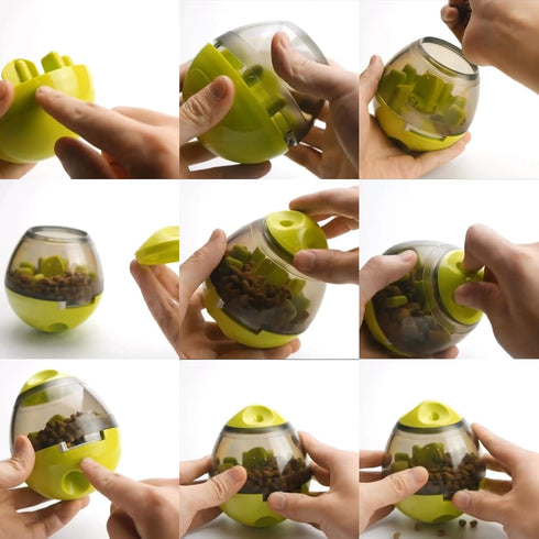 Dog Treat Ball, Dog Slow Feeder Ball, Dog Toy, Interactive Dog Ball, Dog Treat Ball Dispensing Toy, Having Fun for Dogs,Increasing IQ Interactive,...