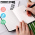 Koogel 3PCS Pocket Notebook Journals, Mini Notebooks with Pen Holder Hardcover Small Notepads for Note Taking School Office Black...