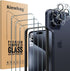Tempered Glass Compatible with iPhone 15 Pro Screen Protector 6.1'', 3 Pcs Screen Protector + 2 Pcs Camera Lens Protector, [Not for iPhone 15 Pro ...