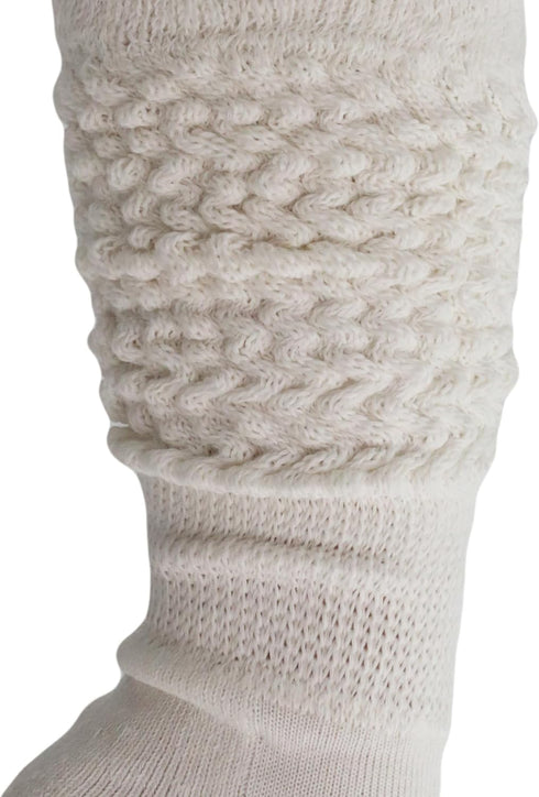 AWS/American Made Slouchy Scrunch Cotton Slouch Socks for Women Shoe Size 5 to 10...