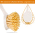 2 Pack Kitchen Dish Brushes with Bamboo Handle, Dish Scrubber Built-in Scraper, Scrub Brush for Pans, Pots, Counter & Kitchen Sink Cleaning, Dishw...