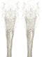 Royal Imports Sparkle Glitter Curly Ting Ting Branches Vase Filler for Wedding, Holiday & Home Decoration, 26”, 75 Stems (Iridescent White)...