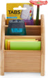 Bamboo Mini Desk Organizer 3 Tier Desk Storage for Office Supplies, Toiletries, Crafts, Great for Desk, Vanity, Tabletop in Home or Office Makeup ...