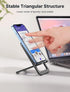 JSAUX Cell Phone Stand Foldable Aluminum Adjustable Phone Holder for Desk Black......