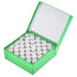uxcell Centrifuge Tube Freezer Storage Box 81-Well Waterproof Cardboard Holder Green for 1.8ml/2ml Micro Centrifuge Tubes...