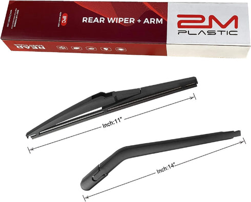 Rear Wiper Arm Blade For Chevy HHR 2006-2011 OE Quality 15807605 22709463 2M PLASTIC...