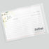 50 Floral Recipe Cards with Gold Foil from Dashleigh, 4x6 inches, Double-Sided...