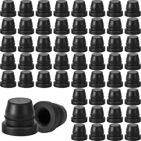 Brake Bleeder Screw Cap Grease Fitting Cap Rubber Dust Cover for Cars and Motorcycles (100 Pieces)...