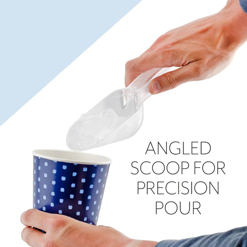 Darware Ice Maker Scoop w/Holder (2-Piece Set); Scooper Accessory for Counter Top Ice Makers and Machines...