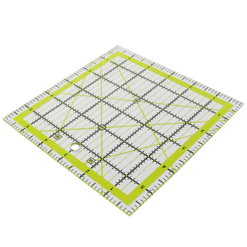 6X 6Inch Quilting Ruler Square Non-Slip Acrylic Quilting Rulerfor Quilting, Sewing and DIY Crafts Fabric Cutting Ruler...