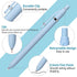 Gel Pens, 6 Pcs Smooth Writing Pens No Bleed & Smear, Black Ink Cute Pens Fine Point (0.5mm), Retractable Aesthetic Pens School Office Supplies fo...