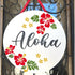 Hibiscus Stencils Flower Stencil 6inch Tropical Flower Drawing Templates Hawaii Flowers Painting Stencils for Wood Wall Canvas Furniture Porch Hom...