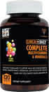 Clinical Daily Complete Whole Food Multivitamin Supplement for Women & Men - Complete Liquid Vitamin Absorption! 42 Superfood Fruits Vegetables - ...