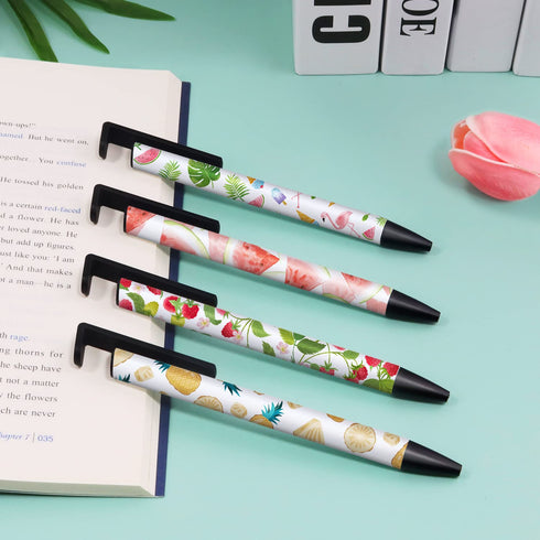 10 Pack Sublimation Pens blank, Heat Transfer Pen bulk with Heat Resistant Tape & Shrink Wrap & Replacement Ballpoint Refill for Sublimation DIY O...