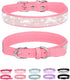 Petank Dog Collar for Small Medium Large Dogs?Small Dog Collar for Female Dogs, Bling Girl Dog Collars, Pink Dog Collar, Rhinestone Puppy Collars ...
