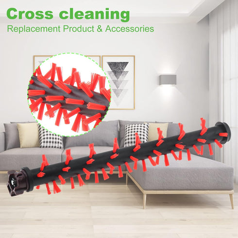 Area Rug Brush Roll, Vacuum Cleaner Carpet Brush Roll Brush Fit for Bissell Crosswave 1866/1785, Compare to Part # 1608017, Pack of 4...