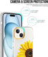 BAISRKE Clear Case Design for iPhone 15 Plus 6.7 inch, with 2 Pack Screen Protectors + 1 Pack Camera Lens Protector Slim Shockproof Women Cute Bum...