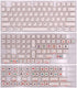 Lasvegas Keycaps | XDA Profile | Thermal Sublimation PBT Keycap Set | for Mechanical Keyboards | Full Set | English (US) Layout...
