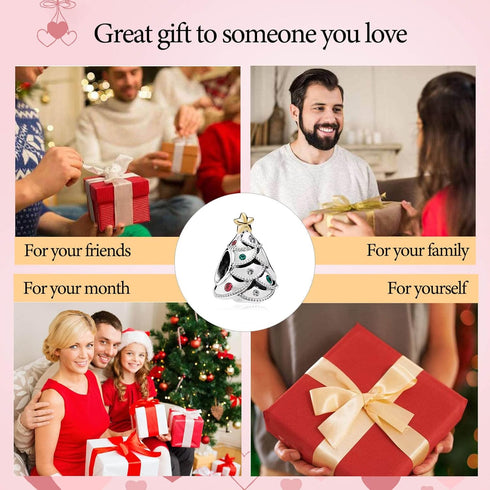 Santa Claus Xmas Halloween Charms for Bracelet Necklace 925 Sterling Silver Charms for Women...