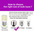 DAPSHU LED AC 100-265v 3.5w Replacement Refrigerator Light Bulb KEI D34l Daylight White 6000K E26 40W Halogen Equivalent 500Lm T10 Corn Medium Scr...