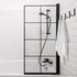 KIBAGA Stylish Bathroom Towel Hooks for Wall Mount Set of 4 - Beautiful, Sturdy & Easy to Install Metal Wall Hangers - Space Saving Matte Black To...