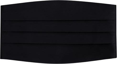 S.H. Churchill & Co. Men's Adjustable Satin Cummerbund - Black...