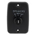 RecPro RV Speaker Switch 3-Position Control Panel | Labeled Twist Knob | Play Audio from Inside, Outside, or Both | Interior/Exterior Music and So...