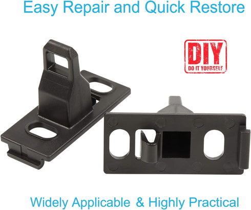 (2 Pack) 8181651 Washer Door Catch Strike Replacement for Whirlpool Kenmore Washing Machine, Replaces AP6011711, PS11744910, WPL8181651, WHR8181651
