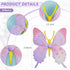 Plastic Butterflies Toy Butterflies Action Figures Art Lifelike Butterfly Decoration Removable Reusable for Party Favor Wall Decor, 12 Styles(36 P...