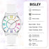 Women's Watch Silicone Strap Casual Waterproof Quartz Watches Three Hands Watch Best Gift for Women Men...