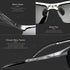 SIPLION Sunglasses Men Polarized for Men's Driving Sport Fishing hiking UV Protection Al-Mg Metal Frame Ultra Light...