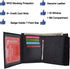 Marshal 100% Genuine Leather Bi-fold Badge Holder Black #2517TA...