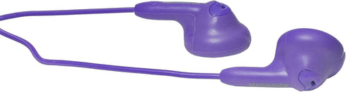 Magnavox MHP4820M-PL Gummy Earbuds with Microphone in Purple | Available in Pink, Purple, White, Black, & Blue | Earbuds Gummy | Extra Value Comfo...