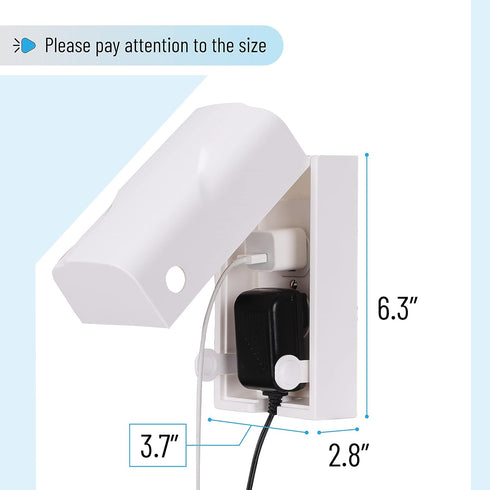 Bates - Baby Safety Outlet Cover Box, Outlet Covers Baby Proofing, Plug Covers for Electrical Outlets, Baby Proof Outlet Covers, Socket Covers for...