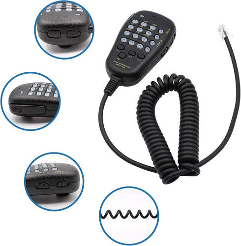 Handheld Microphone Speaker MH-48A6J with Button for YAESU FT-2900R FT-8900R FT-7900R FT-1807 FT-7800R FT-1900R FT-1500M FT-8500M radios......