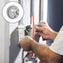 35 Pcs 3/8 in. - 1/2 in. Non Metallic Button Push-in Bulk Connector, Plastic Cable Connector Electrical Conduit Fittings, Fits 1/2-Inch Knock Outs...