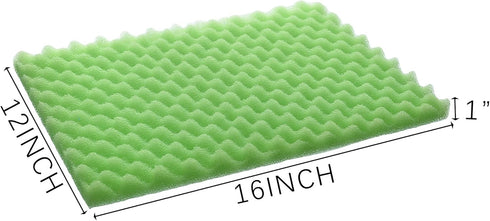 Aquarium Filter Media Bio Sponge Pad 16 x 12 x 1 inch, Fish Pond Foam Filter 20/30/40 ppi Set 3...