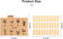 Outus 36 Pieces Recipe Card Dividers Tabs Include 24 Labelled and 12 Blank Tabs 60 Adhesive Labels Fit 4 x 6 Inch Cards for Recipe Box Organize (C...