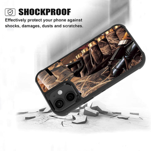 for iPhone 11 Case, Heavy Duty 3 in 1 Hybrid Hard PC & Soft Silicone Shockproof Drop Protective Case for iPhone 11 (2019) 6.1 inch, Duck Hunting C...